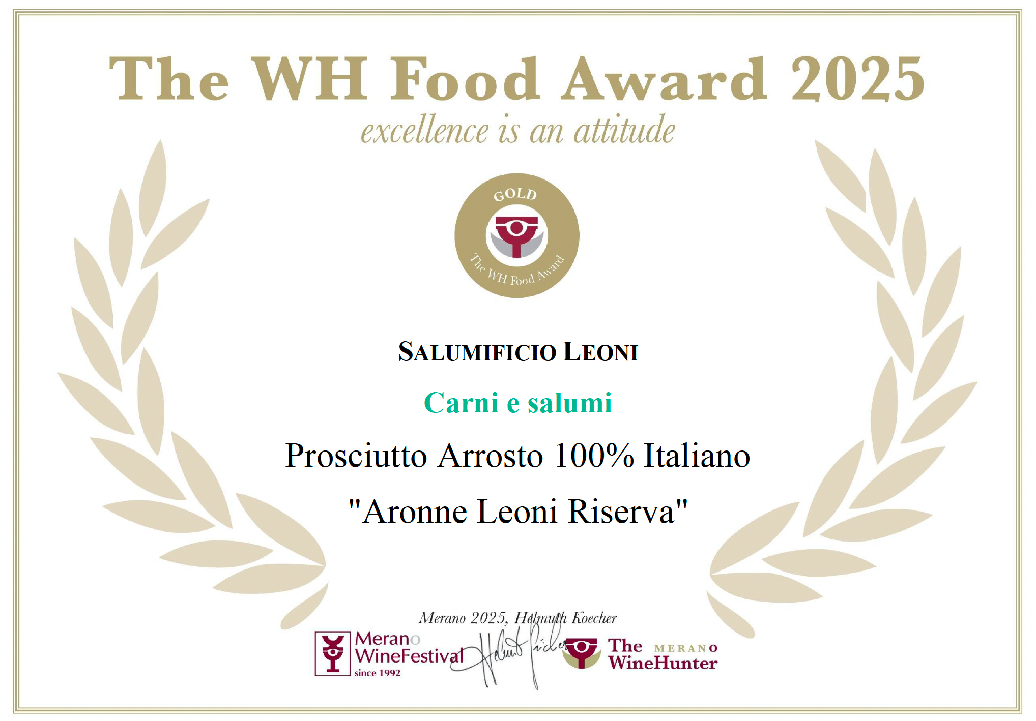 Aronne Leoni Riserva META' - edizione limitata